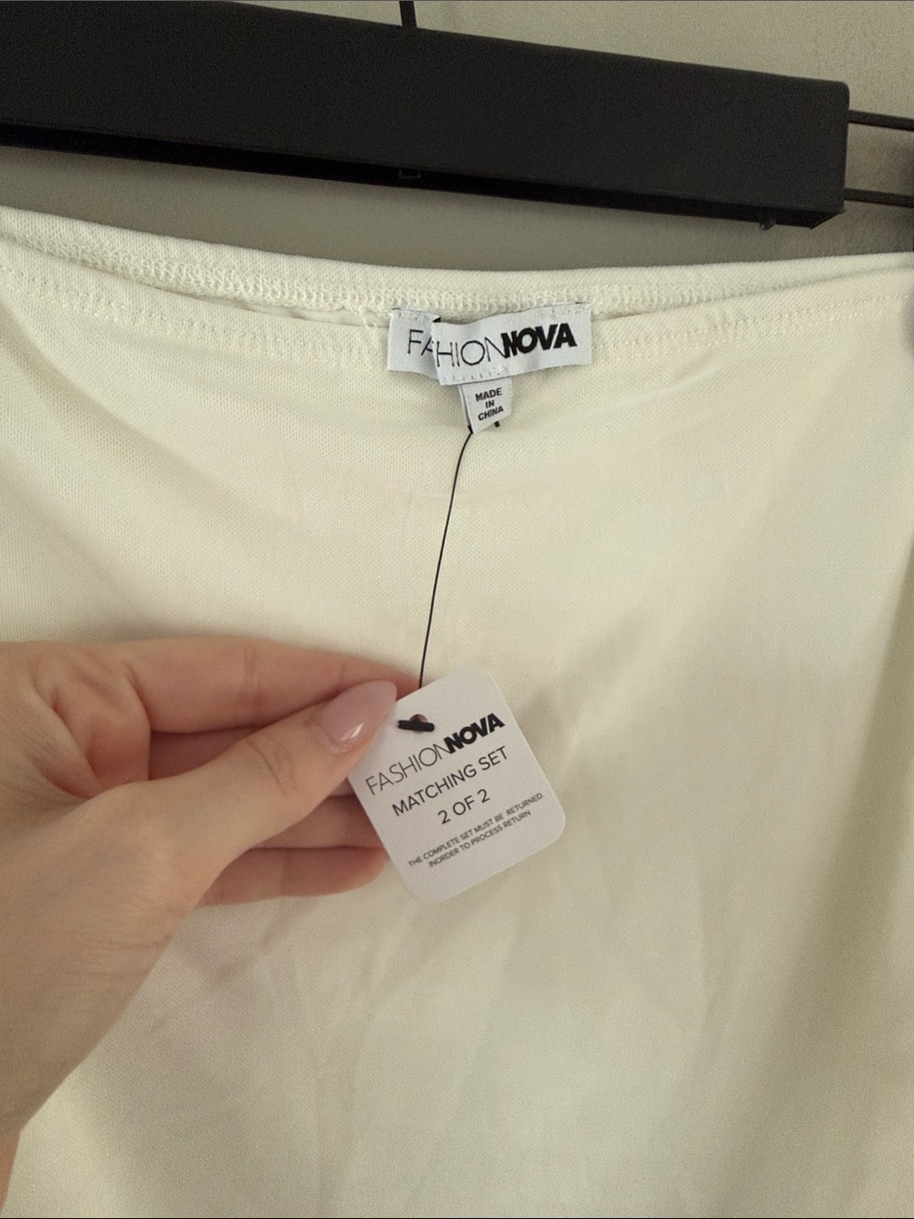Fashion Nova | White Ruched Side Drawstring Skirt - Picture 2 of 5